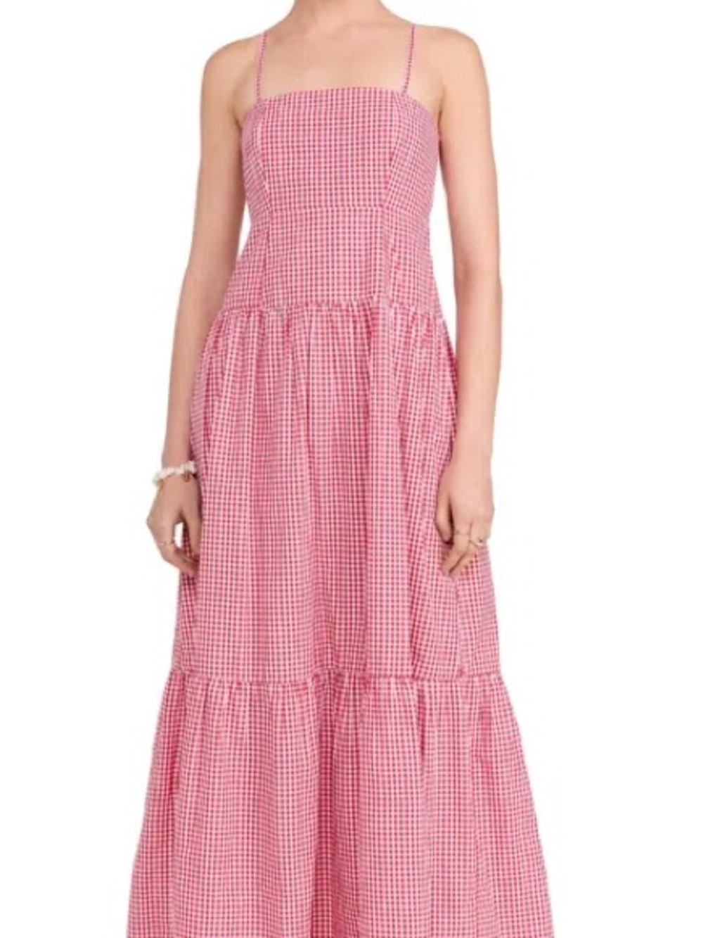Playa Lucila Red Gingham Dress